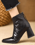 Claudia | Luxury Mid-Heel Ankle Boots