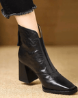 Claudia | Luxury Mid-Heel Ankle Boots