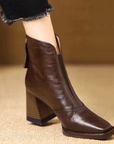 Claudia | Luxury Mid-Heel Ankle Boots