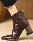 Claudia | Luxury Mid-Heel Ankle Boots