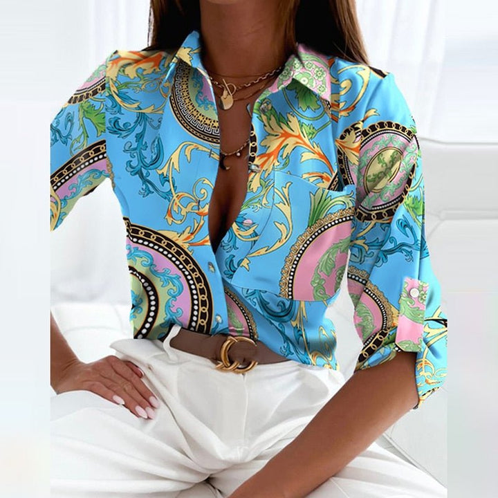 Elisa - Classic Collared Blouse