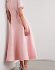 Aria™ | Bow with Crystal Embellished Midi Dress